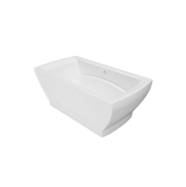 Jetta Equinox - 65X35 Wht Freestand Tub Center Drain W/White W&O