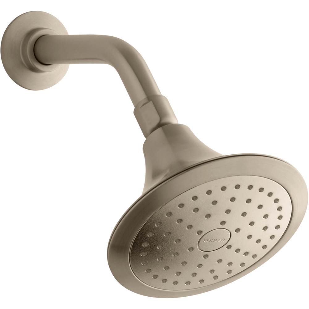 Kohler Forte® 1.75 gpm single-function showerhead with Katalyst(R) air-induction technology