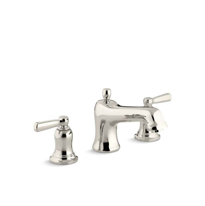 Kohler Bancroft® Bath faucet trim for deck-mount valve with diverter spout and metal lever handles, valve not included