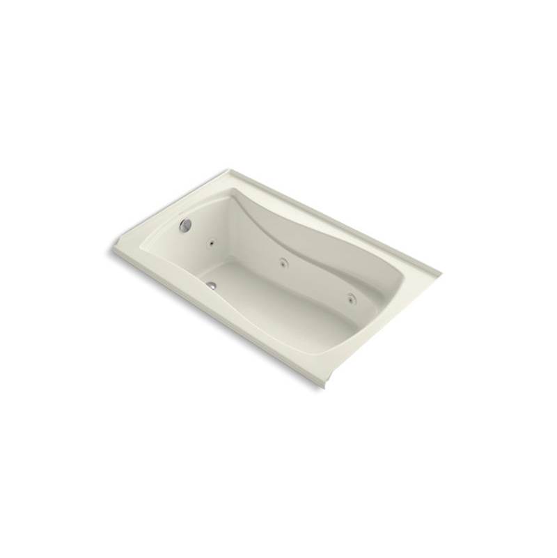 Kohler Mariposa® 60'' x 36'' alcove whirlpool with integral flange, left-hand drain and heater