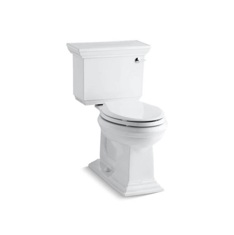Kohler Memoirs® Stately Comfort Height® Two-piece elongated 1.28 gpf chair height toilet with right-hand trip lever