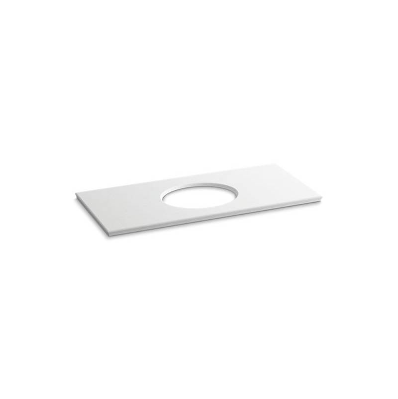 Kohler Solid/Expressions® 49'' vanity-top with single Verticyl® oval cutout