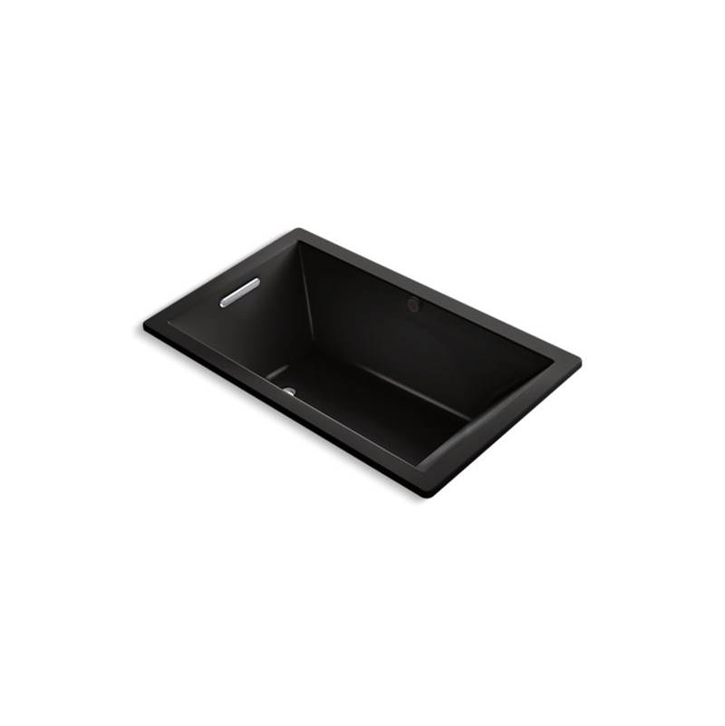 Kohler Underscore® Rectangle 60'' x 36'' drop-in bath with Bask® heated surface and end drain