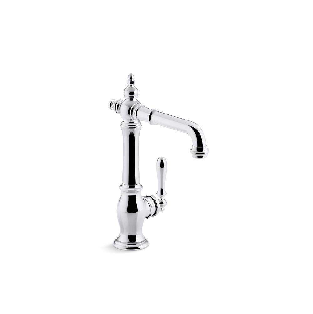 Kohler Artifacts® bar sink faucet, Victorian spout design
