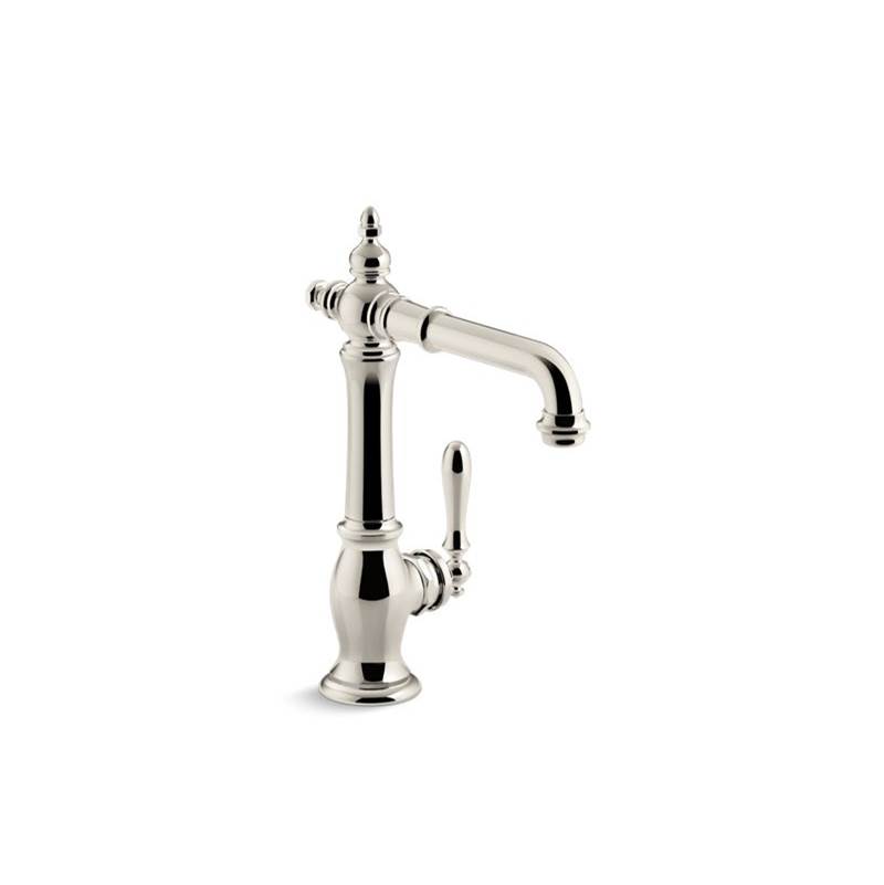 Kohler Artifacts® bar sink faucet, Victorian spout design