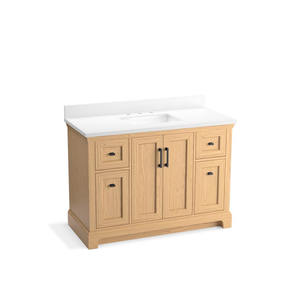 Kohler Charlemont 48 in. Bathroom Vanity Cabinet With Sink And Quartz Top