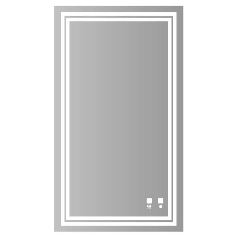 Madeli Zen Illuminated Slique Mirror, Mirror. 20'' X 36'' Lumentouch , On/Off Dimmer Switch. Defogger, Dual Installation