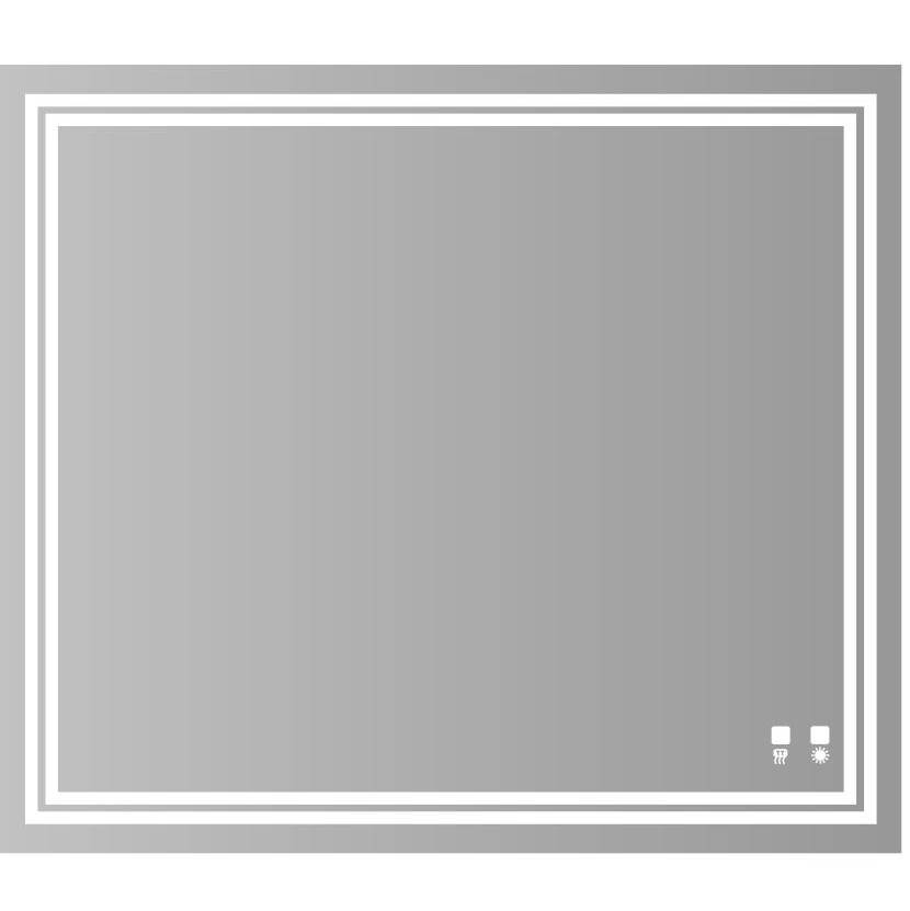Madeli Zen Illuminated Slique Mirror, Mirror. 48'' X 30'' Lumentouch , On/Off Dimmer Switch. Defogger, Dual Installation