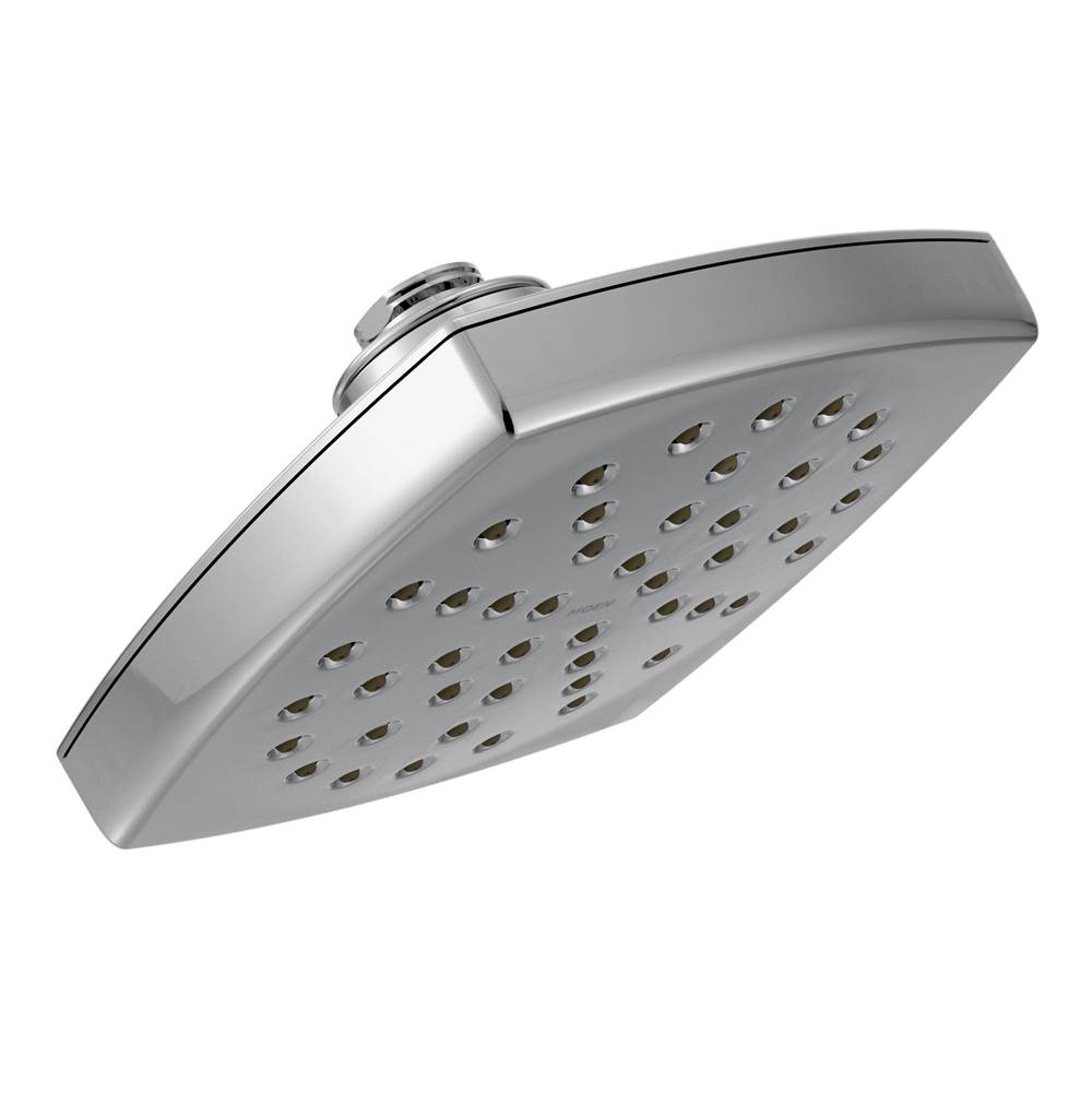 Moen Voss 6'' Single-Function Eco-Performance Rainshower Showerhead with Immersion Technology, Chrome