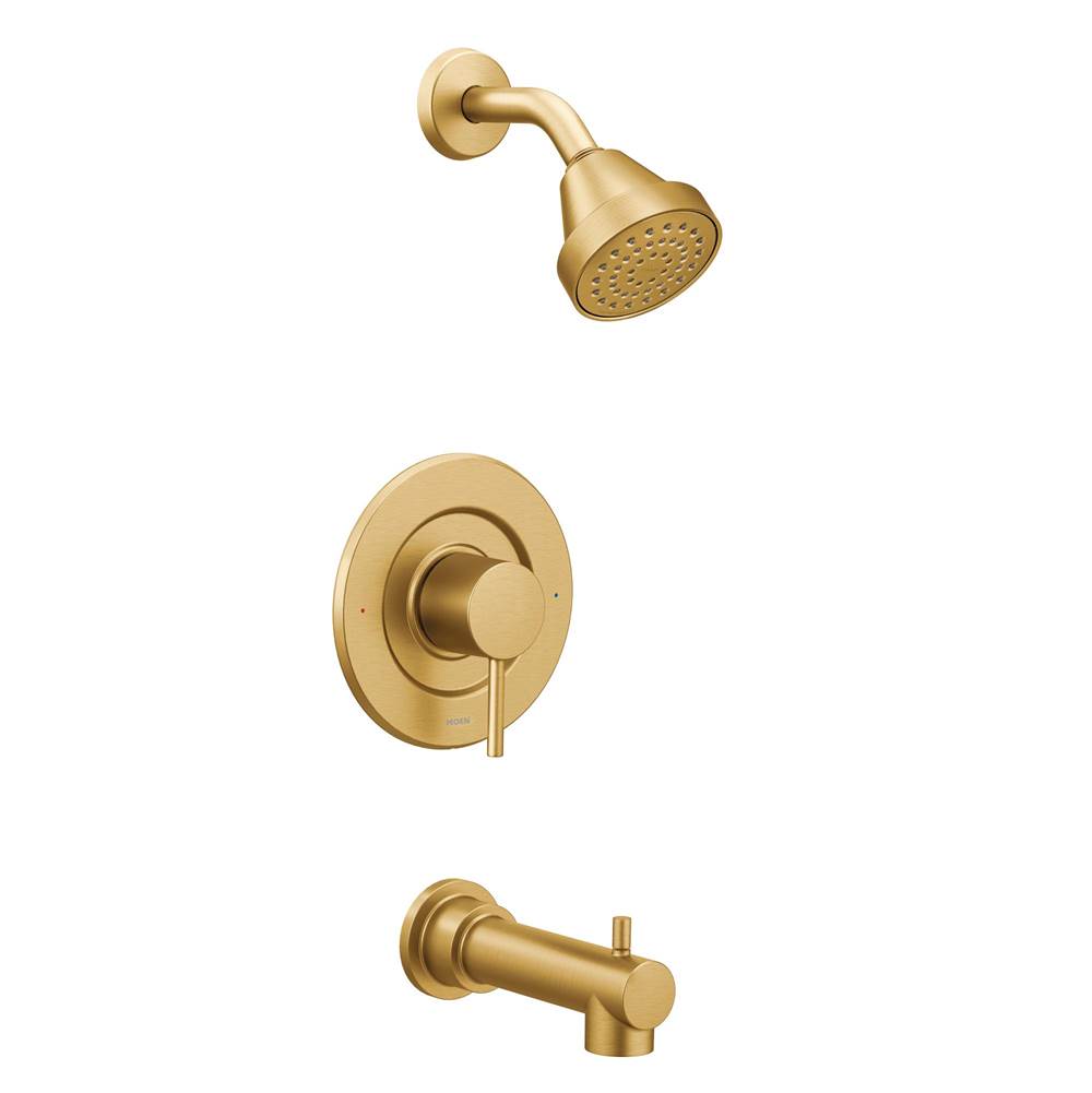 Moen Align Single-Handle Posi-Temp Eco-Performance Tub and Shower Faucet Trim Kit in Brushed Gold (Valve Sold Separately)