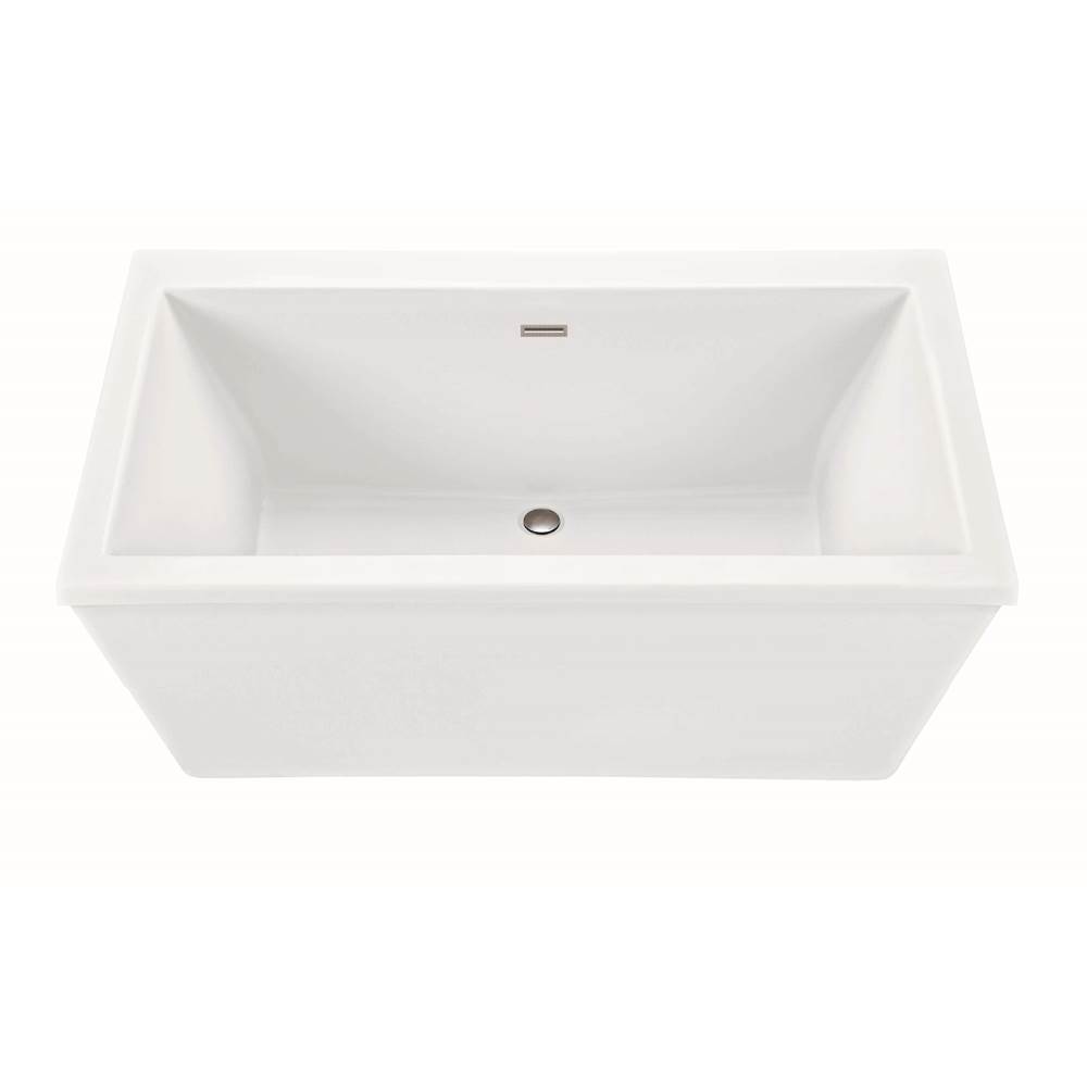 MTI Baths Kahlo 3 Dolomatte Freestanding Faucet Deck Soaker - White (60X36)