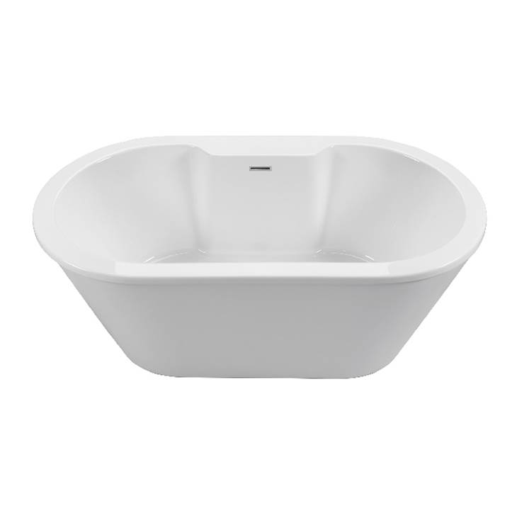 MTI Baths New Yorker 12 Acrylic Cxl Freestanding Faucet Deck Air Bath Elite - Biscuit (66X36)