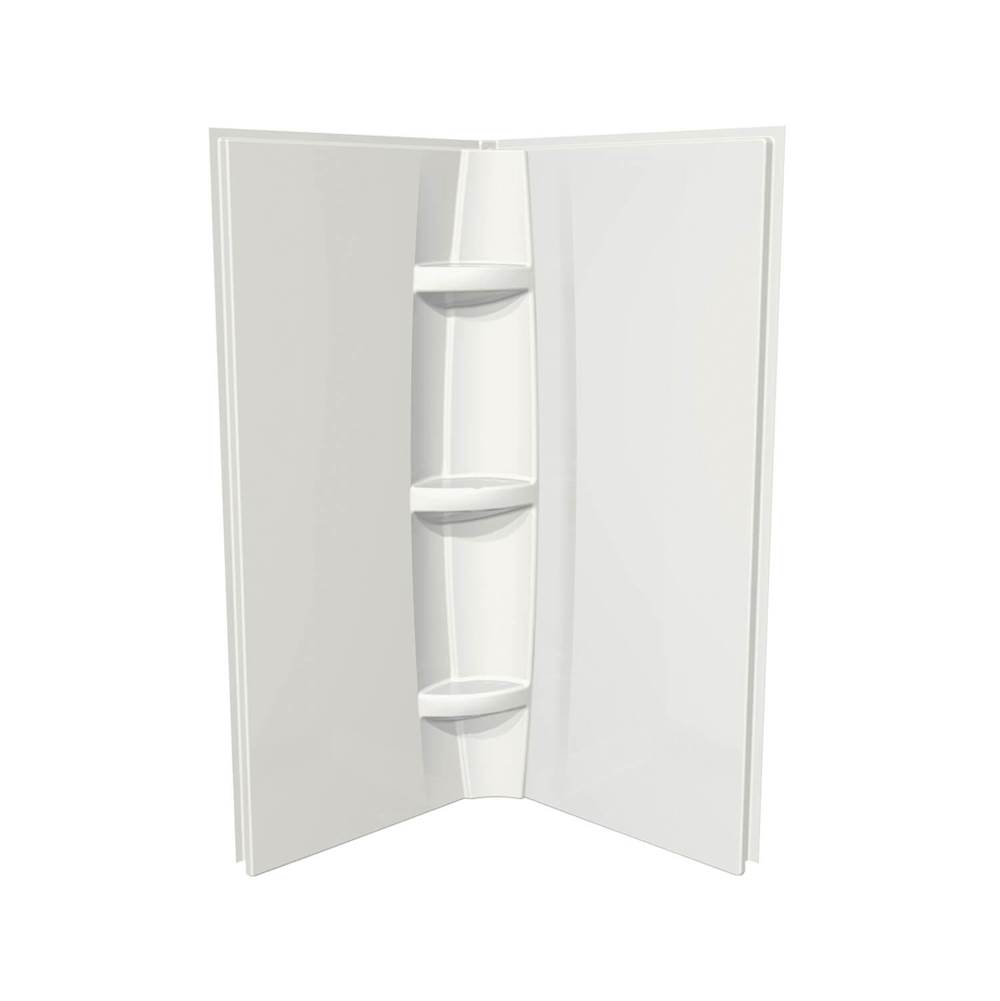 Maax 32 x 72 in. Acrylic Direct-to-Stud Two-Piece Wall Kit in White