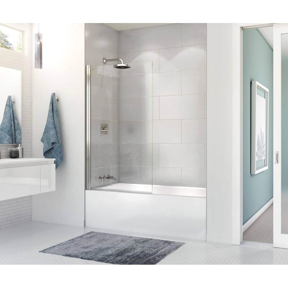 Maax Rubix Access 6030 Acrylic Alcove Right-Hand Drain Bathtub in White
