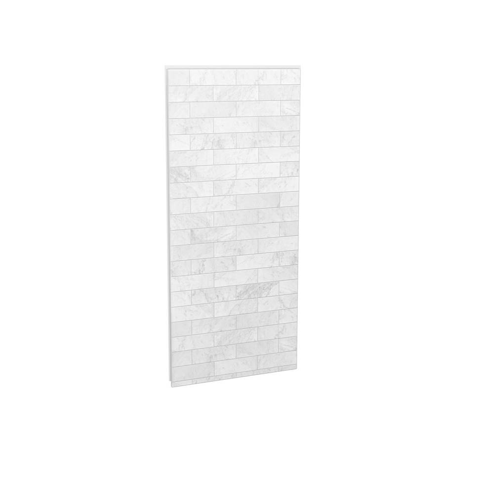 Maax Utile 36 in. Composite Direct-to-Stud Back Wall in Marble Carrara