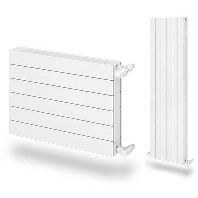 Myson Decor Flat Tube Style 32''H x 119''L Radiator 1855 BTUH/Ft. (includes plug & vent) ''Special Order ...
