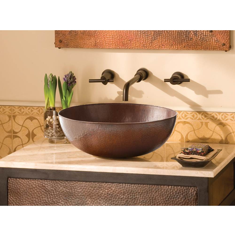 Native Trails Maestro Oval  Bathroom Sink in Antique Copper