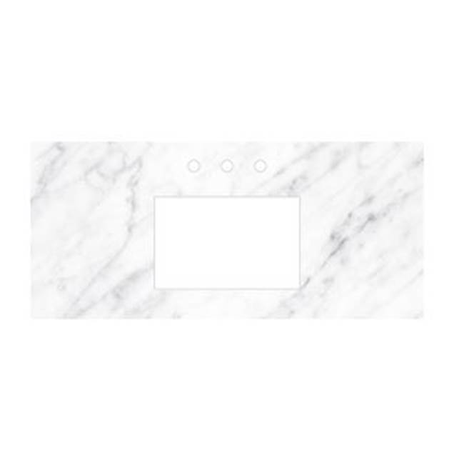 Native Trails 36'' Carrara Vanity Top - Rectangle with 8'' Widespread Cutout