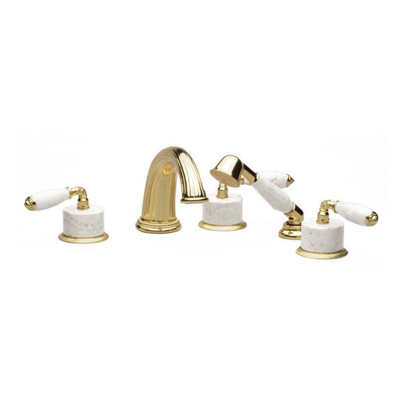 Phylrich VALENCIA Deck Tub Set with Hand Shower K2338BP1