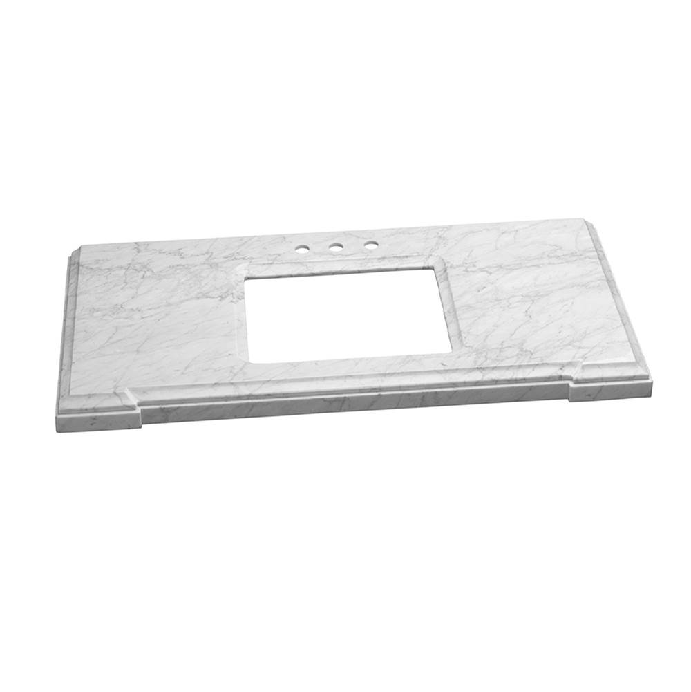 Ronbow 31'' x 22'' Torino Marble Vanity Top in Carrara White