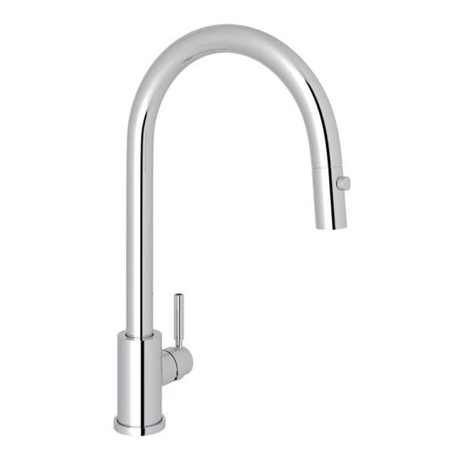 Rohl Holborn™ Pull-Down Kitchen Faucet With C-Spout