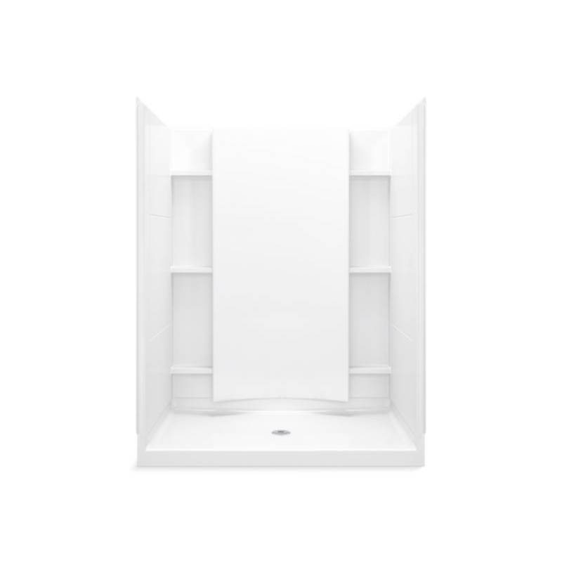 Sterling Plumbing Accord® 60-1/4'' x 36'' x 75-3/4'' shower stall with center drain