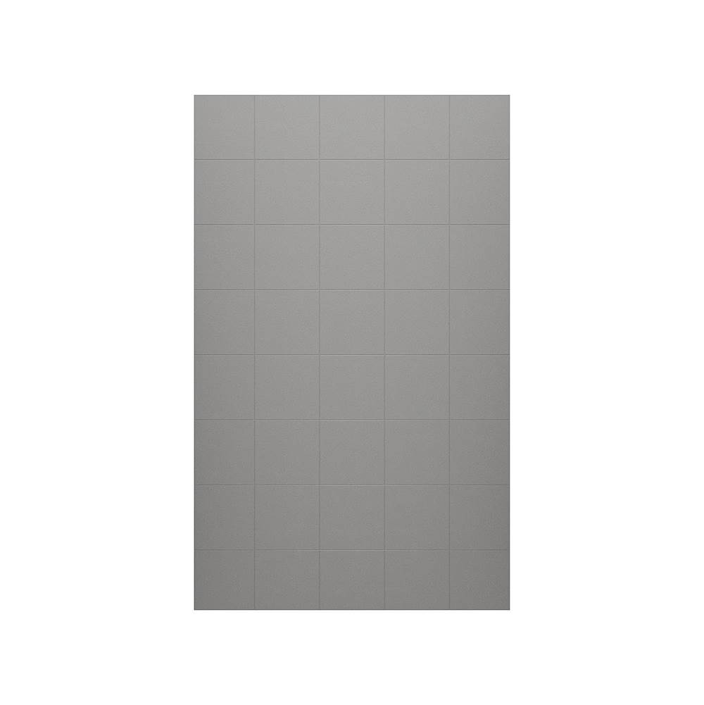 Swan SSSQ-3696-1 36 x 96 Swanstone® Square Tile Glue up Bath Single Wall Panel in Ash Gray