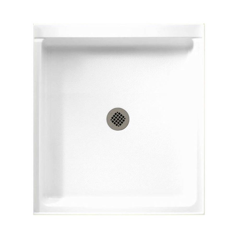Swan SS-4236 42 x 36 Swanstone Alcove Shower Pan with Center Drain Birch