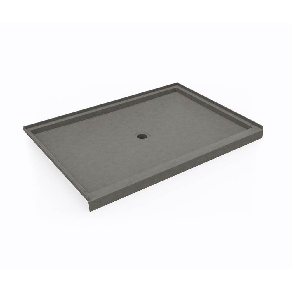 Swan SS-4260 42 x 60 Swanstone® Alcove Shower Pan with Center Drain Sandstone