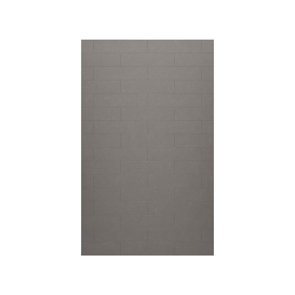 Swan MSMK-7232-1 32 x 72 Swanstone® Modern Subway Tile Glue up Bathtub and Shower Single Wall Panel in Sandstone
