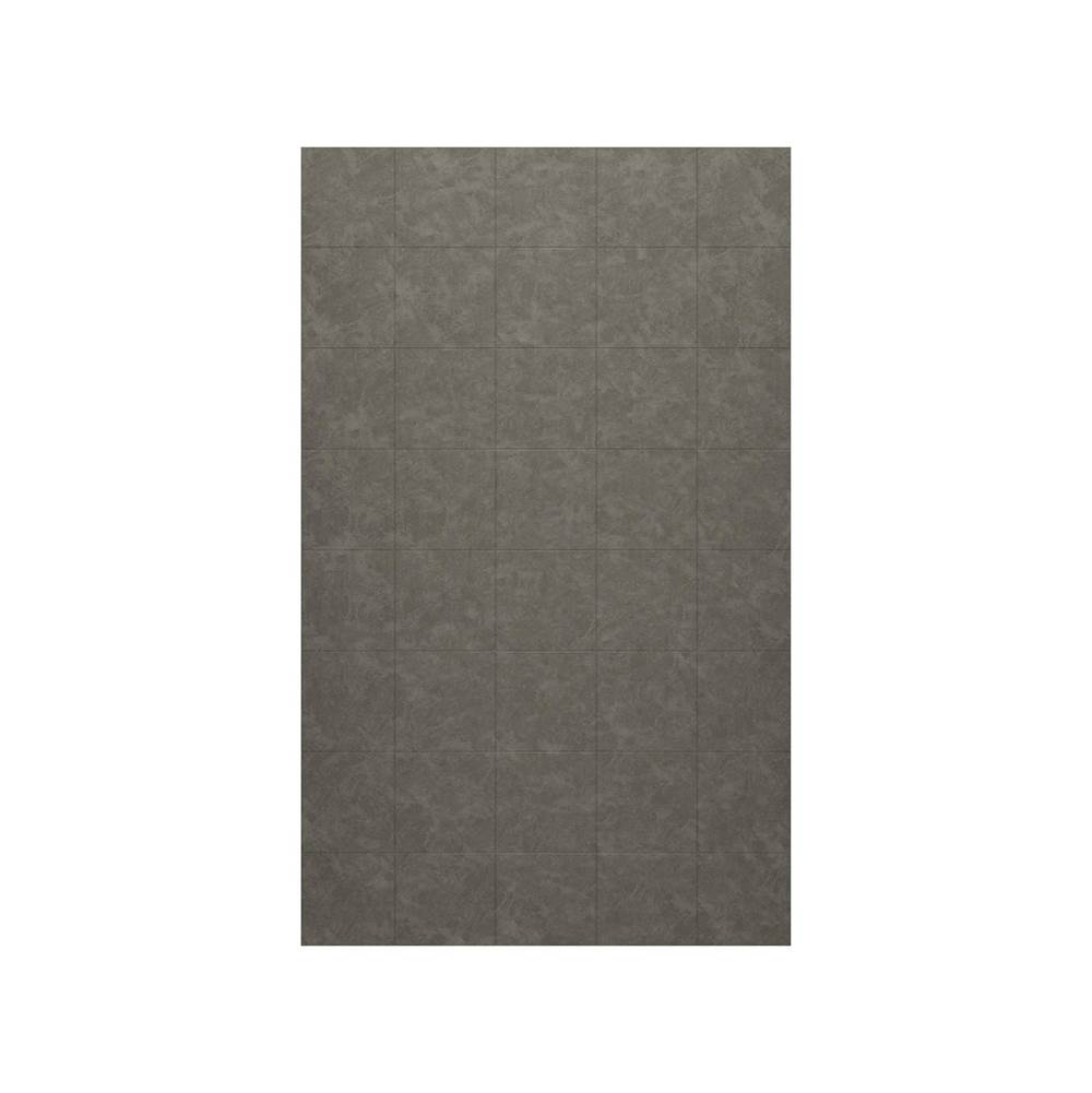 Swan SSSQ-3696-1 36 x 96 Swanstone® Square Tile Glue up Bath Single Wall Panel in Charcoal Gray