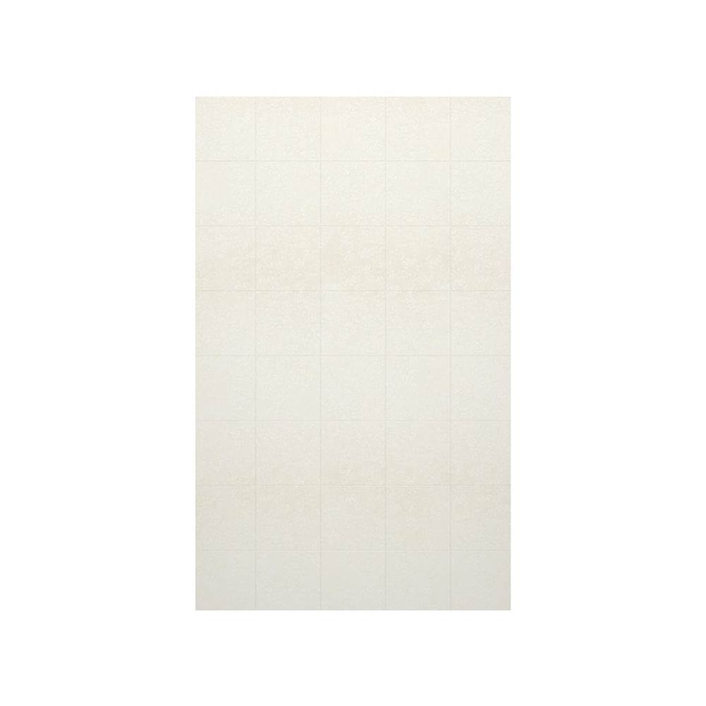 Swan SSSQ-6296-1 62 x 96 Swanstone® Square Tile Glue up Bath Single Wall Panel in Tahiti White