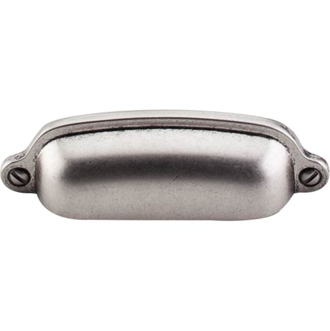 Top Knobs Charlotte Cup Pull 2 9/16 Inch (c-c) Pewter Antique