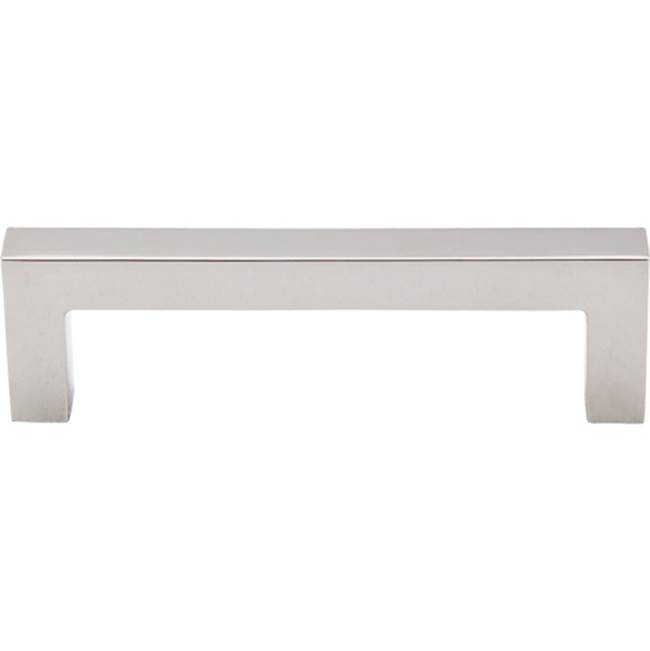 Top Knobs Square Bar Pull 3 3/4 Inch (c-c) Polished Nickel