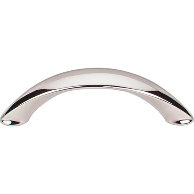 Top Knobs Arc Pull 3 Inch (c-c) Polished Nickel