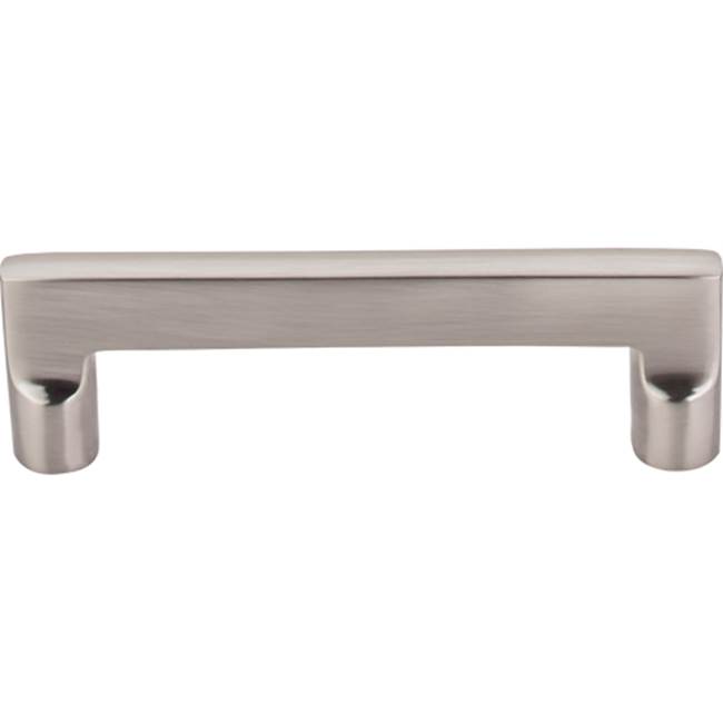 Top Knobs Aspen II Flat Sided Pull 4 Inch (c-c) Brushed Satin Nickel