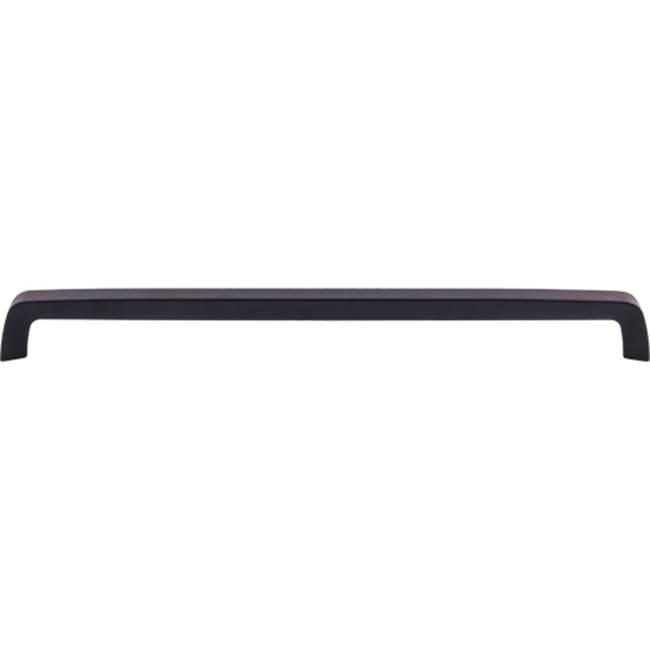 Top Knobs Tapered Bar Pull 12 5/8 Inch (c-c) Flat Black