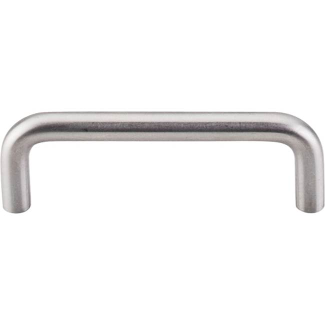 Top Knobs Bent Bar (10mm Diameter) 3 3/4 Inch (c-c) Brushed Stainless Steel