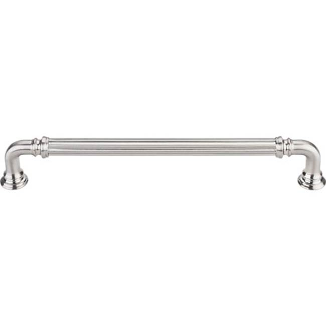 Top Knobs Reeded Pull 7 Inch (c-c) Brushed Satin Nickel