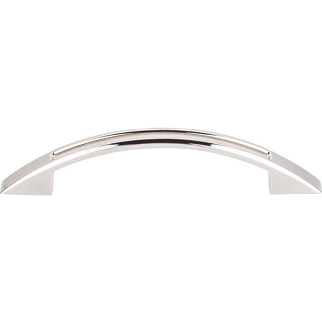 Top Knobs Tango Cut Out Pull 3 3/4 Inch (c-c) Polished Nickel