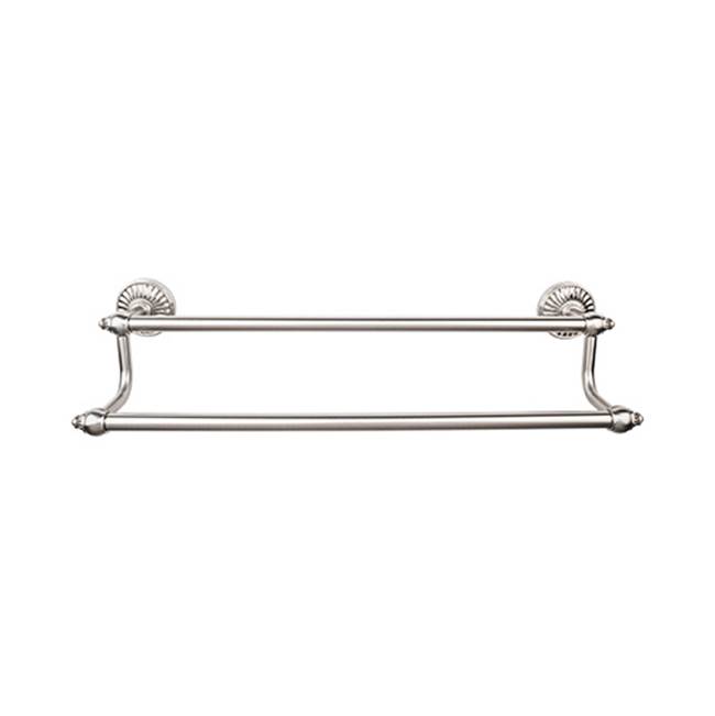Top Knobs Tuscany Bath Towel Bar 30 Inch Double Brushed Satin Nickel