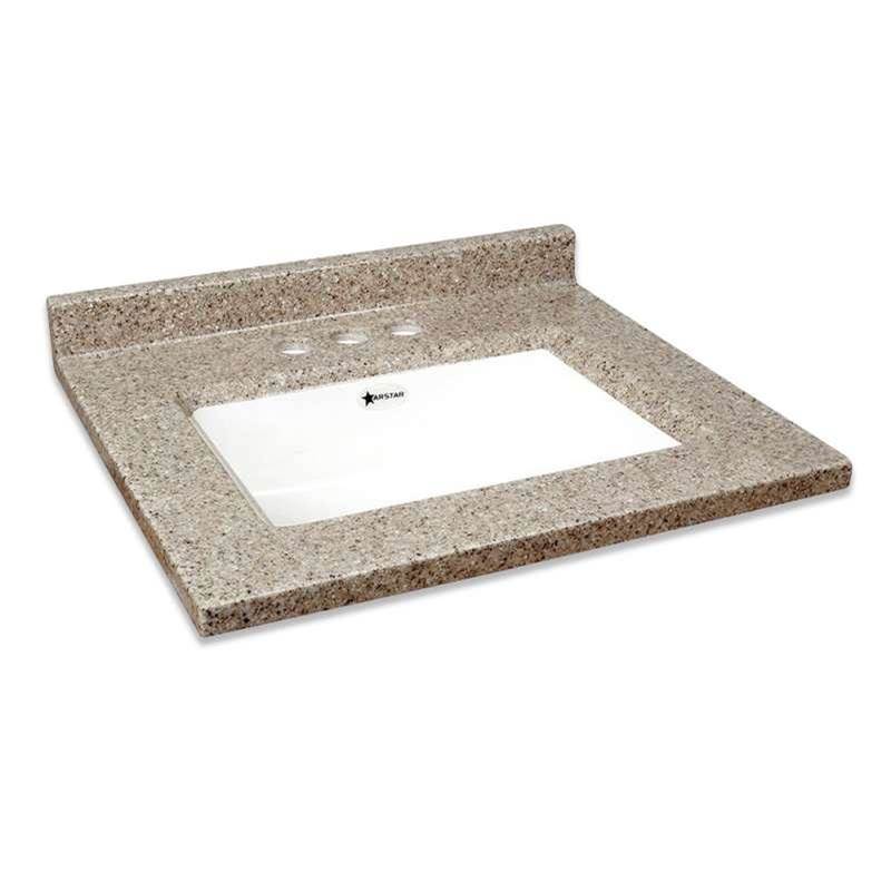 Transolid Kinsey 37-in Premium Cultured Marble Vanity Top with Undermount Sink