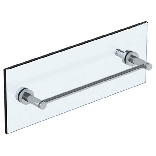 Watermark Loft 2.0 12'' Shower Door Pull  With Knob / Glass Mount Towel Bar with Hook
