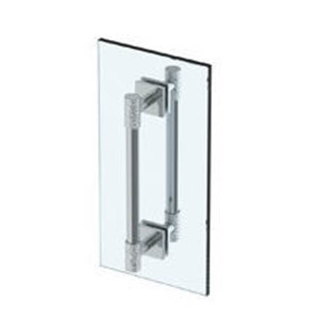 Watermark Sense 6” double shower door pull/ glass mount towel bar