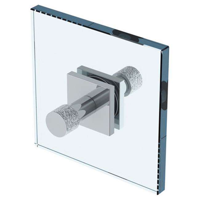 Watermark Sense double shower door knob/ glass mount hook