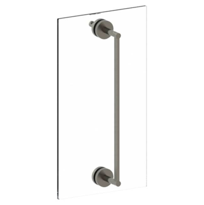 Watermark Brooklyn 12'' Shower Door Pull  With Knob / Glass Mount Towel Bar with Hook