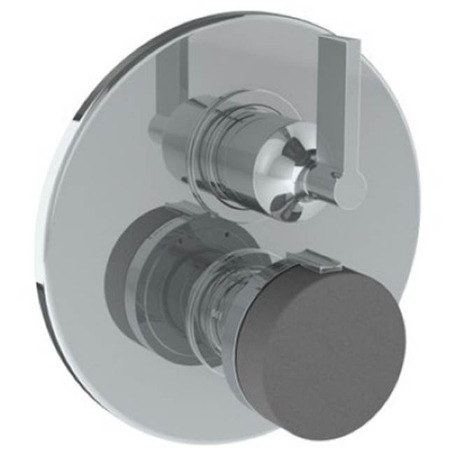 Watermark Wall Mounted Thermostatic Shower Trim with built-in control, 7 1/2'' dia. Must specify E1 or E2 trim.